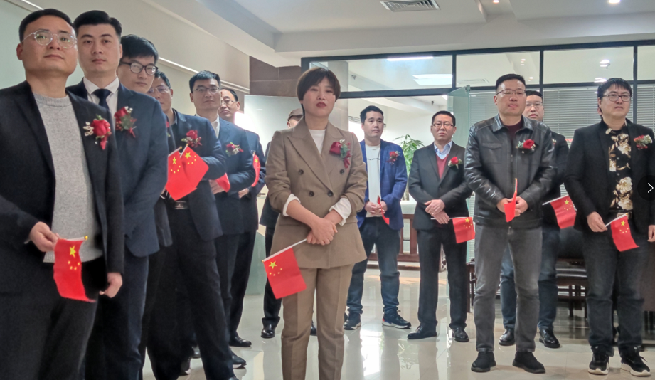 點亮夢想，威武出征 ——日本久久久生（shēng）化銷售團隊出征授旗儀式(圖2)