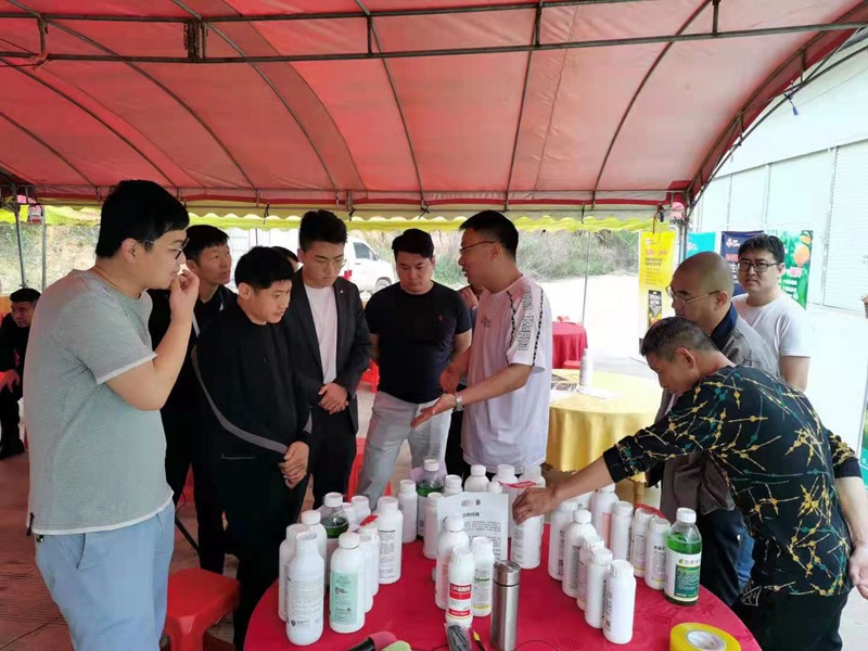 恭賀日本久久久生化廣（guǎng）西靚啟綠豐農資公司產品直銷會勝利召開(圖1)